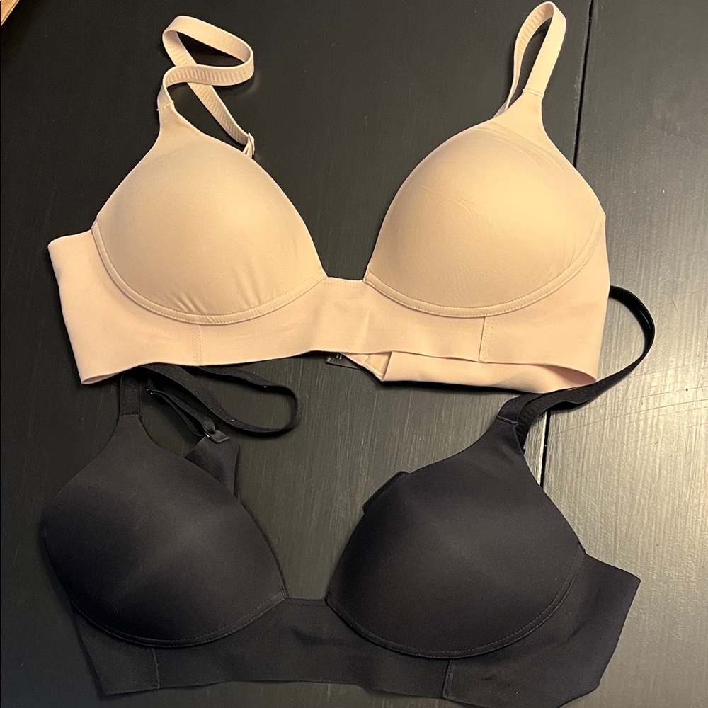 NWT Understance 32C Nude and Black Women's Bras